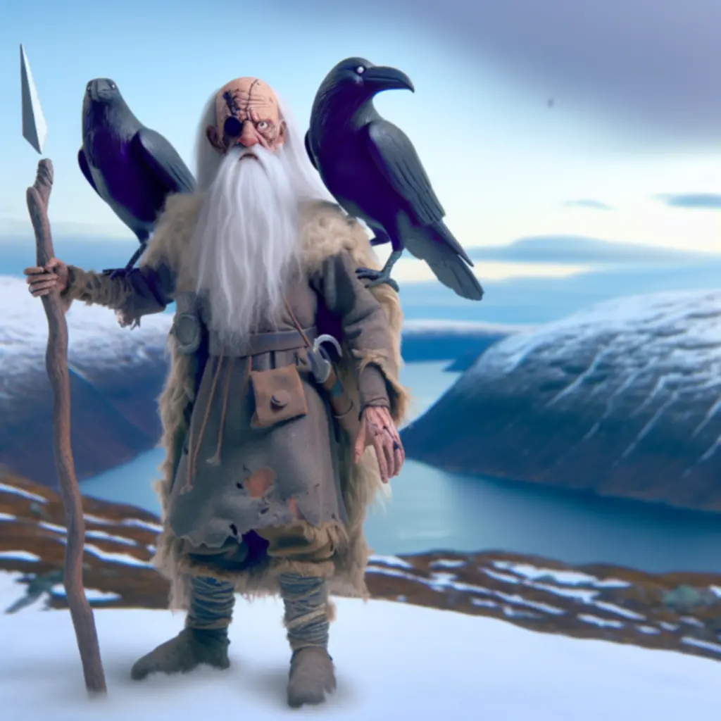 Ilustracja Ragnaröku – walka bogów i olbrzymów